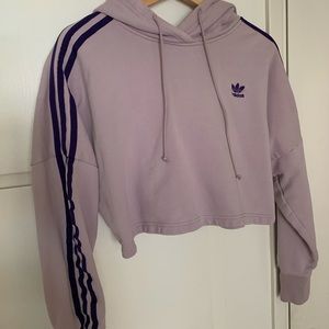 Adidas Cropped Hoddie